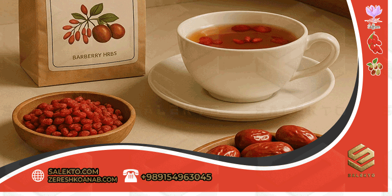 دمنوش زرشک و عناب4